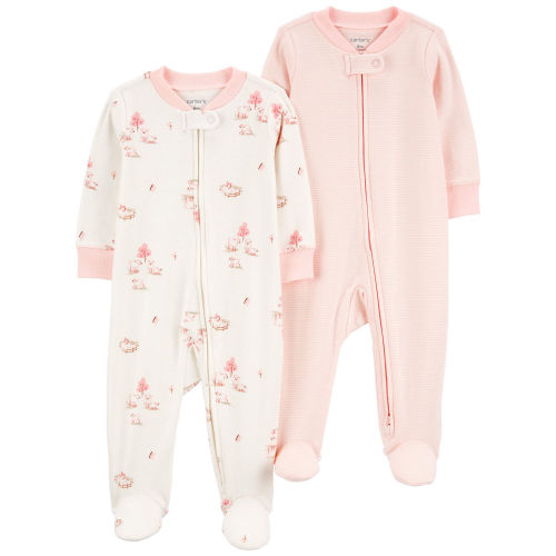Baby 2-Pack 2-Way Zip Cotton Sleep & Plays - Carter's | Carter's