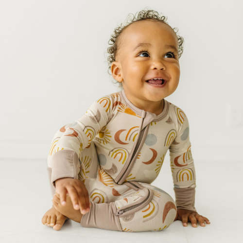 3-6M Bamboo Double Zip Sleeper | Little Sleepies