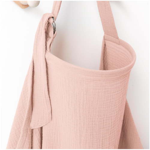 Muslin Nursing Covers for Breastfeeding,Privacy Breast Feeding Cover with Arch Neckline,Cotton Nursing Apron