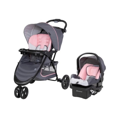 Baby Trend EZ Ride Travel System with EZ-Lift™ Infant Car Seat, Dash Pink