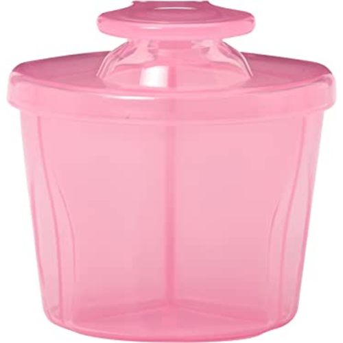 Dr. Brown's Baby Formula Dispenser with Snap-On Lid for On-the-Go Feedings,Milk Powder Dispenser for Traveling with Infant,Pink