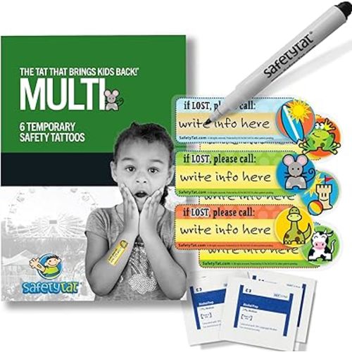 Child ID Tattoos (Multi-Design 6pk)
