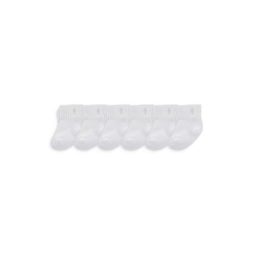 Polo Girls' Classic Socks, Pack of 6 - Baby