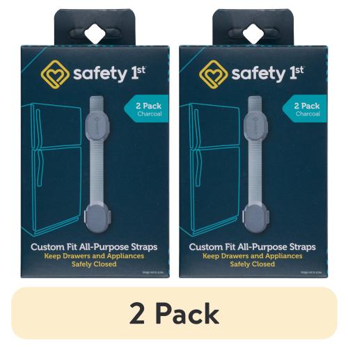 (2 pack) Safety 1ˢᵗ Custom Fit All Purpose Strap (2pk), Decor