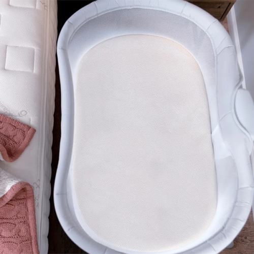 Organic Breathable Bassinet Mattress + Cover for Halo Bassinets