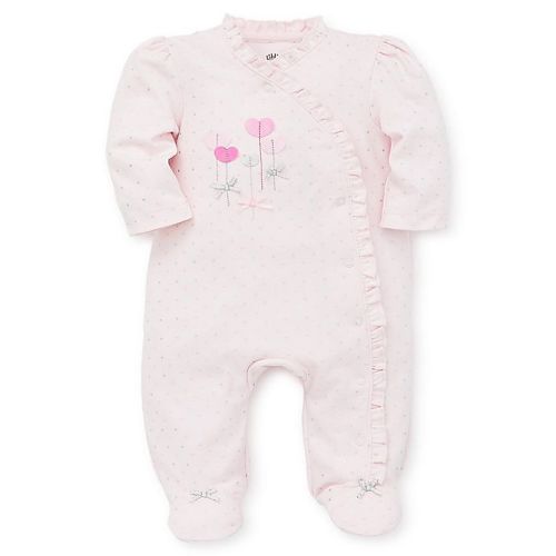 Little Me® Sweet Hearts Footie in Pink
