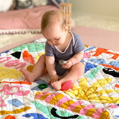Waterproof Playmat | Pop Pip POW Design [Large] – Rudie Nudie Designs