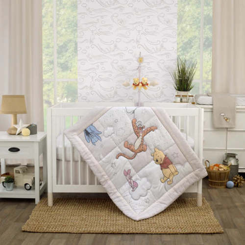 Disney Winnie the Pooh - Blustery Day 3 Piece Nursery Crib Bedding Set — buybuy BABY