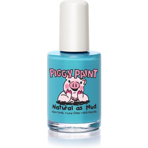 Piggy Paint | 100% Non-Toxic Girls Nail Polish | Safe, Cruelty-free, Vegan, & Low Odor for Kids | Sea-quin