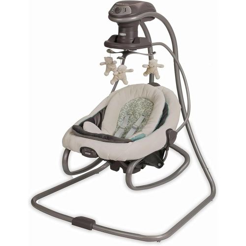 Graco DuetSoothe 2 in 1 Portable Baby Swing & Baby Rocker, Multi Direction, Vibration, Winslet