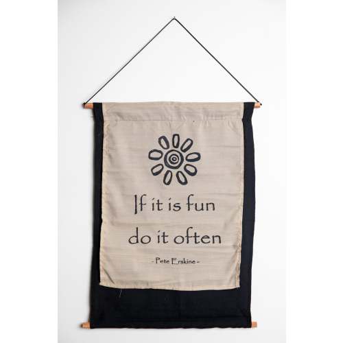 Positive Affirmation Flag | Affirmation Wall Hanging · Mexicali Blues