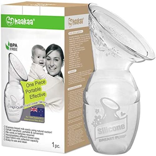 Haakaa Manual Breast Pump 4oz/100ml, New Style