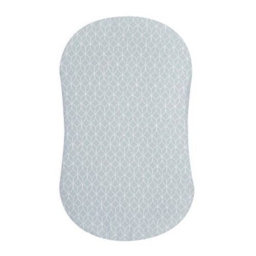 HALO Innovations Bassinest 100% Cotton Fitted Sheet, Color: Morning Mist