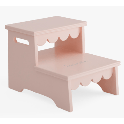 Scallop Double Step Stool - "buscemis"