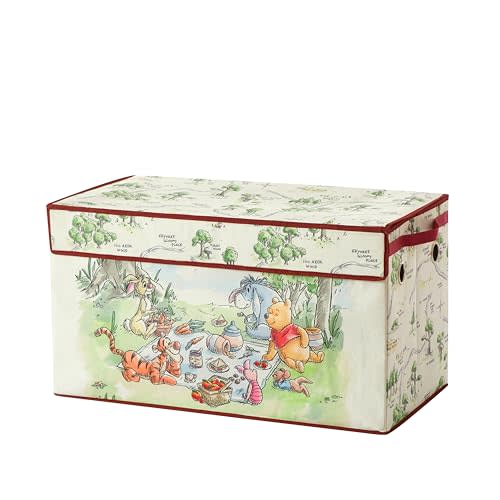 Idea Nuova Disney Winnie the Pooh Collapsible Storage Trunk, Durable with Soft Lid, 28.5"x14.5"x16"