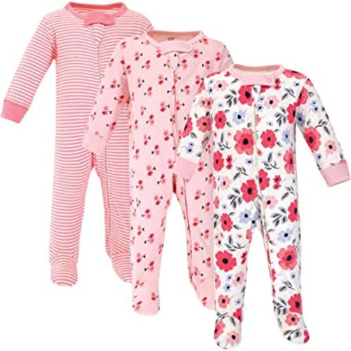 Touched by Nature Baby Girls' Organic Cotton Sleep and Play