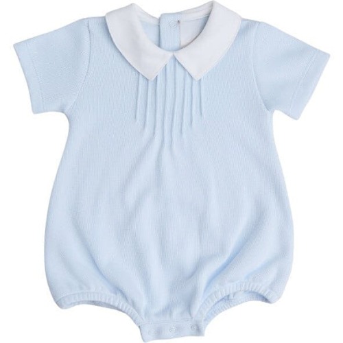 Special Knit Pointed Collar Bubble