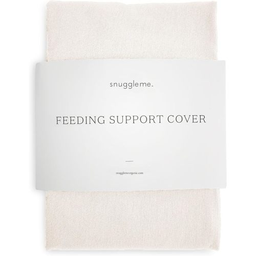 Snuggle Me Organic Feeding Support Pillow Cover, Machine Washable 100% Organic Cotton, Soft Nursing Cover for Breastfeeding, Pillow Slipcover for Baby Girls Boys Newborn - Natural