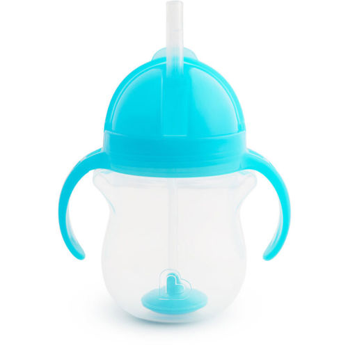 Munchkin- Any Angle Weighted Straw Trainer Cup- Pink, 7oz