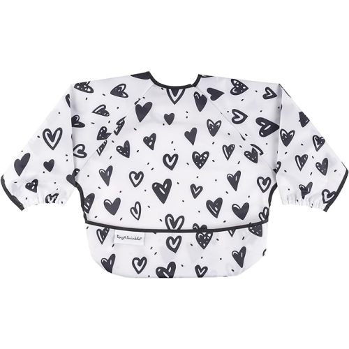 Tiny Twinkle Mess Proof Baby Bib, Full Sleeve Bib Outfit, Waterproof Bib for Toddlers, Machine Washable, Tug Proof Closure