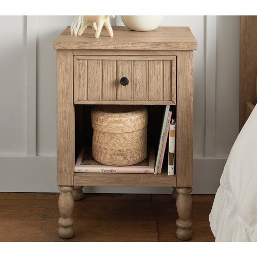 Catalina Beadboard Nightstand (18"), Color: Seadrift