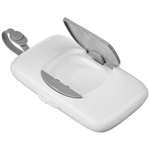 OXO Tot On-The-Go Wipes Dispenser- Gray, 1 Count (Pack of 1) - Dispenser + Wipes Dispenser - 1 Pack