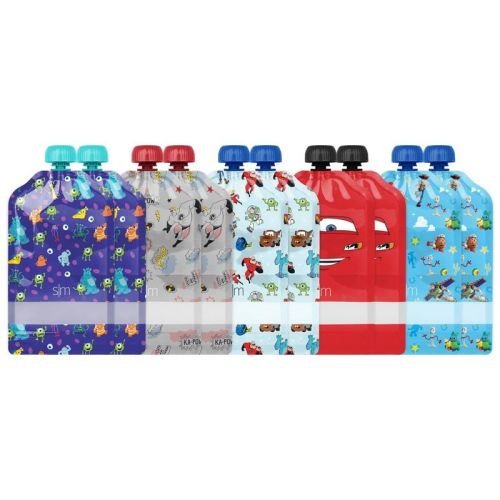 10pk Kids Food Pouches - Simple Modern, Color: Pixar
