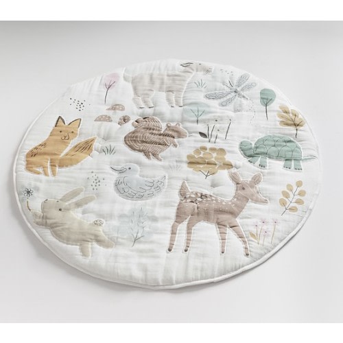 Dakota Woodland Muslin Travel Play Mat | Pottery Barn Kids