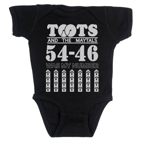 Toots and the Maytals “54-46 Was My Number” Baby Onesie