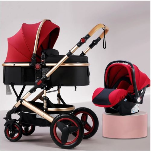 LuxeRide™ Elite 3-in-1 Baby Stroller, Bassinet & Car Seat - Comfort Modes for Sleeping & Sitting