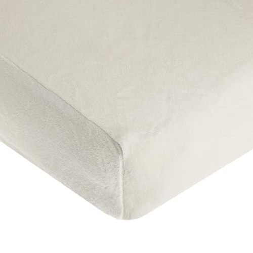 American Baby Company Heavenly Soft Chenille Fitted Crib Sheet 28" x 52", Warm and Cozy Neutral Chenille Sheet, Steel Gray, for Boys and Girls, Fits Crib and Toddler Bed mattresses
