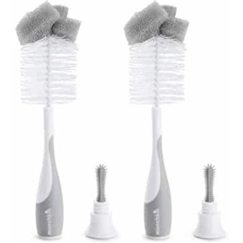 Munchkin® Sponge™ Bottle Brush, 2 Pack, Grey