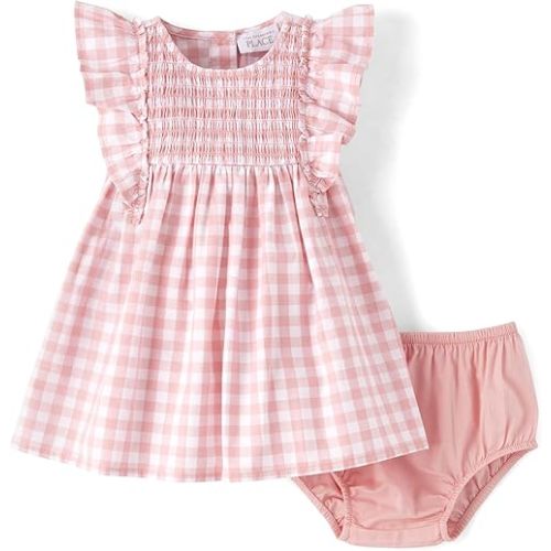 The Children's Place Baby-Girls and Newborn Ruffle Dressy Dress