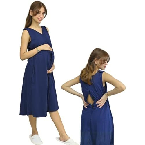 Inspired Comforts Nursing/Delivery/Labor/Hospital Gown - Sleevesless