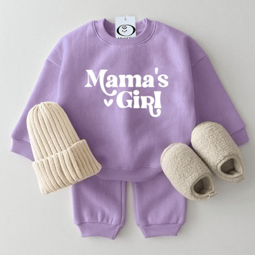 GIRL Baby 2-Piece Purple Set