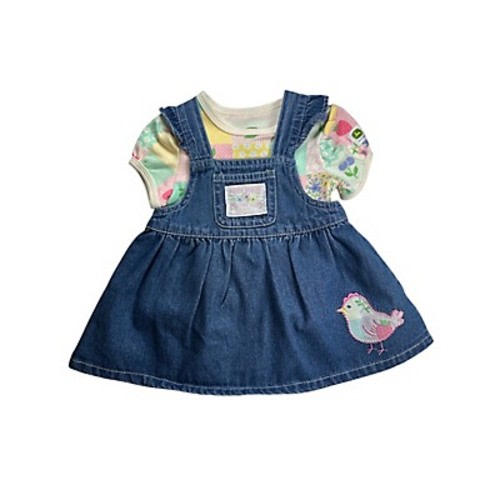 John Deere Infant Girl Jumper Denim Patchwork at Tractor Supply Co