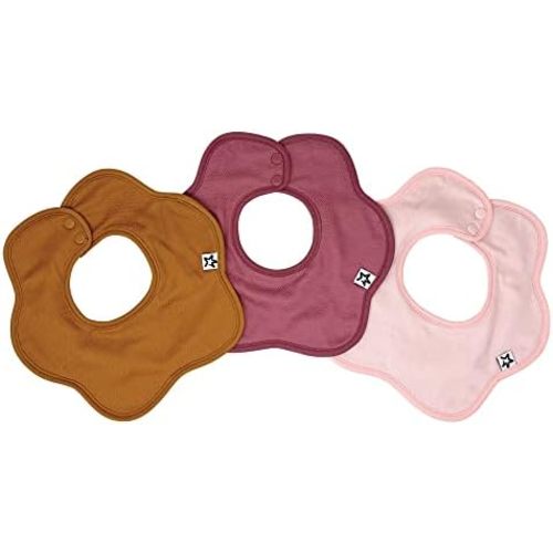 Tiny Twinkle Roundabout Drool Bibs - 360 Rotating Waterproof and Absorbent Teething Baby Bibs