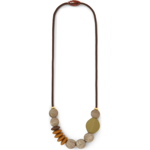Saddle Signature Teething Necklace - January Moon | Maisonette