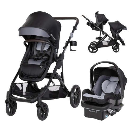 Morph Single to Double Modular Travel System - Dash Black