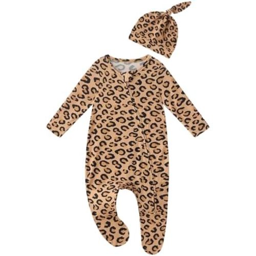 Baby One-Piece Footies Long Sleeve Rompers 2-Way Zipper, Viscose from Bamboo Baby Bodysuit Clothes for Boys Girls