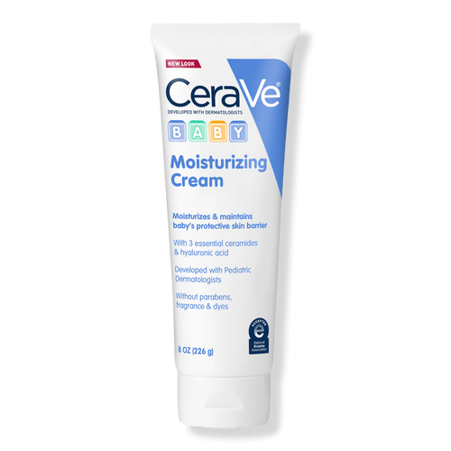 Baby Moisturizing Cream, Gentle Moisturizer for Sensitive Skin & Eczema Prone Skin - 8.0 oz