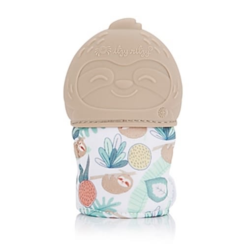 Itzy Ritzy® Sloth Teething Mitt in Brown