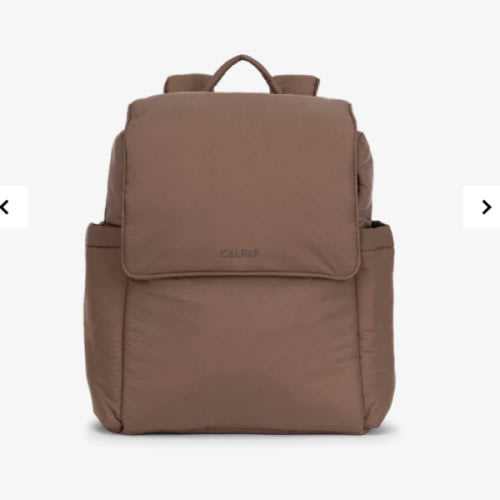 Diaper Backpack with Laptop Sleeve - HAZELNUT