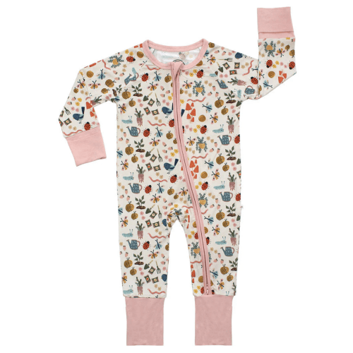 Garden Friends Bamboo Convertible Baby Pajamas – Emerson and Friends