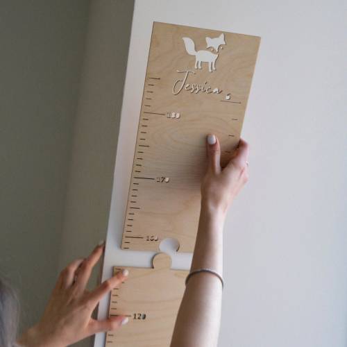 Wood Height Chart / Growth ruler / Nursery wall decor / baby girl gift /baby shower gift/ kids room decor / Growth Chart / Growth chart