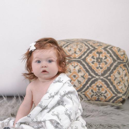Adam And Elsa Organic Muslin Baby Swaddle Blanket SILKY SOFT Cotton Bamboo Boys Girls Safari Jungle Animal Zebra Bee Kiss Love Stripes Wild