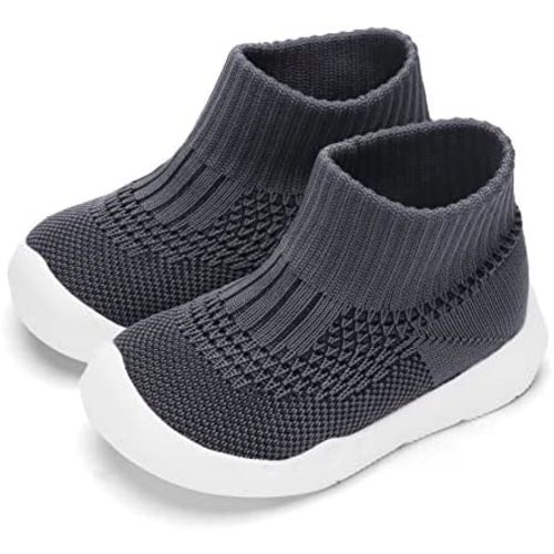 Engtoy Baby Shoes & Socks - Non-Slip Breathable Slippers with Soft Rubber Sole - Baby Boys & Girls Slip On Sneakers
