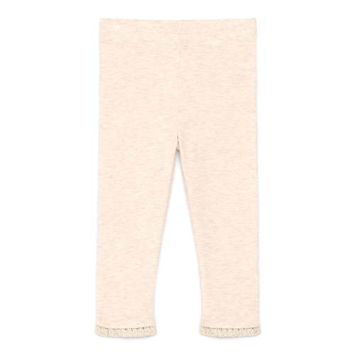 Garanimals Baby Girl Jersey Knit Leggings with Lace Trim, Sizes 0M-24M
