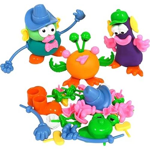 READY 2 LEARN Dough Character Accessories - Set of 52 - 21 Different Shapes - Dough Toys for Kids - Bring Dough Creations to Life