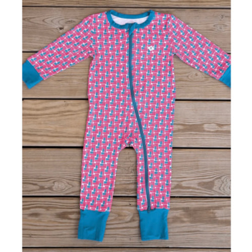 Baby Zip Up - American Flag Print – BURLEBO